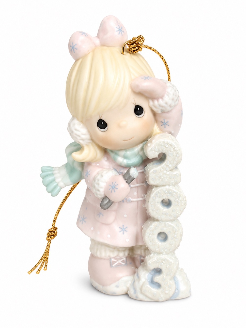 Share Precious Moments 2003 "Icy Good Times Ahead" Ornament #112840